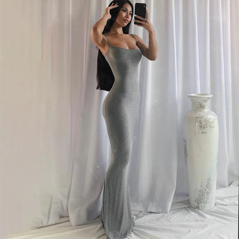 Long Slip Shapewear Dress